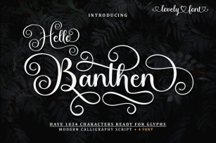 Hello Banthen Font Download