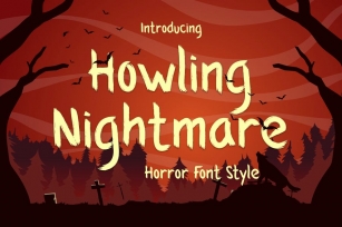 Howling Nightmare - Horror Font Font Download