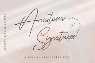 Anastasia Signature Font Download
