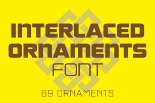 Interlaced Ornaments Font Download