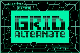 MultiType Gamer Grid Alternate Font Download