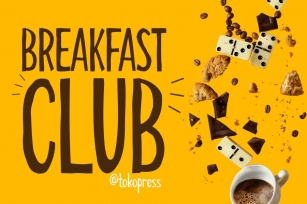 Breakfast Club - Cute Kids Font Font Download