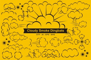 Cloudy Smoke Font Download