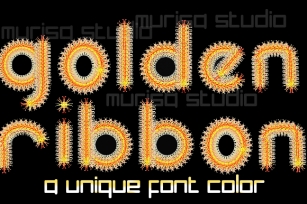 Golden Ribbon Font Download