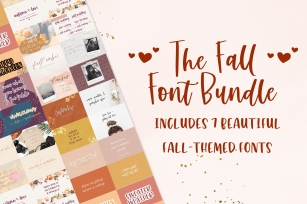 The Fall Bundle Font Download