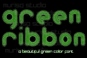 Green Ribbon Font Download