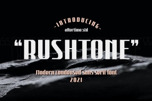 Rushtone Font Download