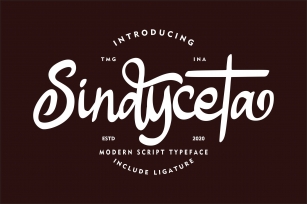 Sindyceta Script Font Download