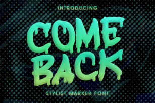 Come Back Font Download