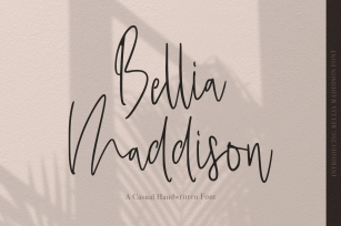 Bellia Maddison Font Download
