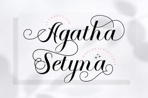 Agatha Setyna Font Download