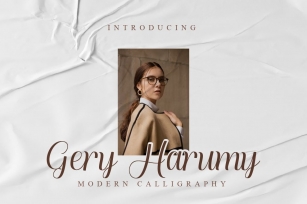 Gery Harumy Font Download