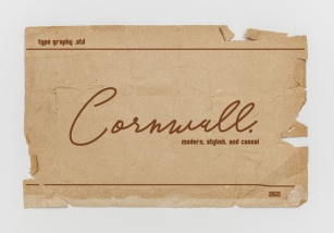 Cornwall Font Download