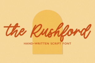 The Rushford Font Download