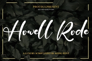 Howell Rode Font Download