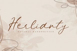 Herlianty Font Download