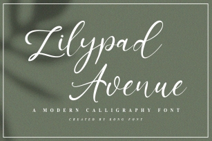 Lilypad Avenue Font Download