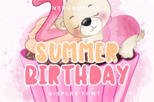 Summer Birthday Font Download