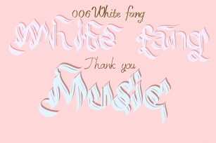 White Fang Font Download