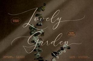 Lovely Garden Beautiful Script LS Font Download