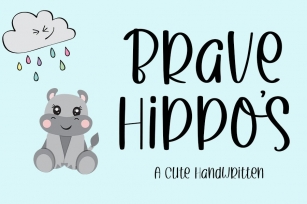 Brave Hippos Font Download