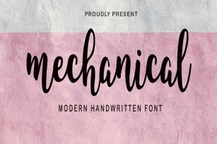 Mechanical Font Download
