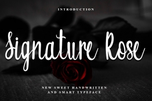Signature Rose Font Download