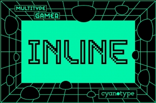 MultiType Gamer Inline Font Download