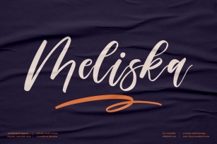 Meliska Script Font LS Font Download