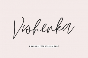 Vishenka Cyrillic Font Download