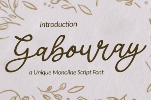 Gabouray Font Download