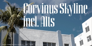 Corvinus Skyline Font Download