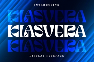 Klasvera | Display Typeface Font Font Download