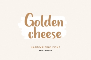 Golden Cheese Font Download
