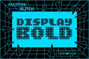 MultiType Glitch Display Bold Font Download