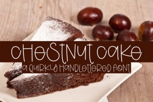Chestnut Cake Font Download
