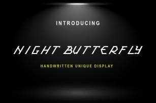 Night Butterfly Font Download