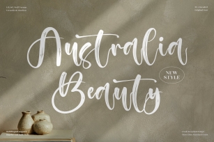 Australia Beauty Modern Brush Font Download