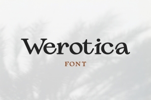 Werotica Font Download