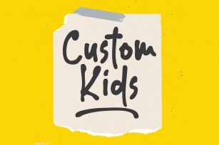 Custom Kids Font Download