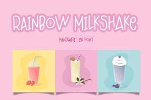 Rainbow Milkshake Font Download