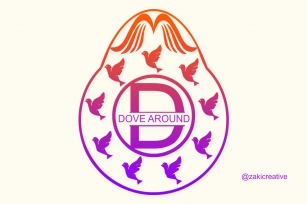 Dove Egg Monogram Font Download