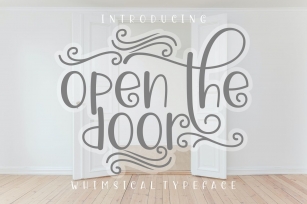 Open the Door Font Download