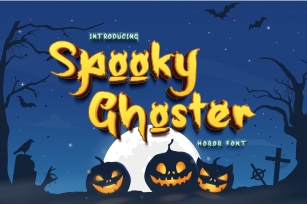 Spooky Ghoster a Horor Font Download