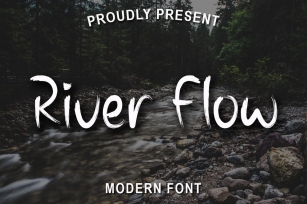 River Flow Font Download