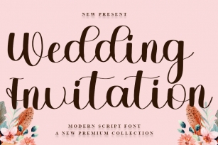 Wedding Invitation Font Download