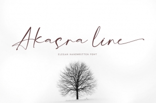 Akasra line font Font Download