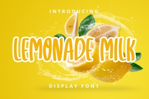 Lemonade Milk Font Download