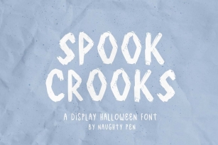 Spook Crooks Font Download
