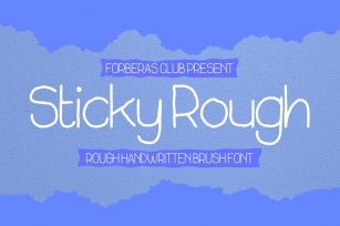Sticky Rough Font Download